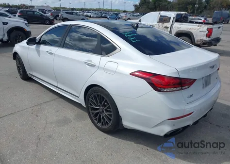 2019 Genesis G80 3.8 z USA, uszkodzony, nr VIN KMHGN4JE7KU291928